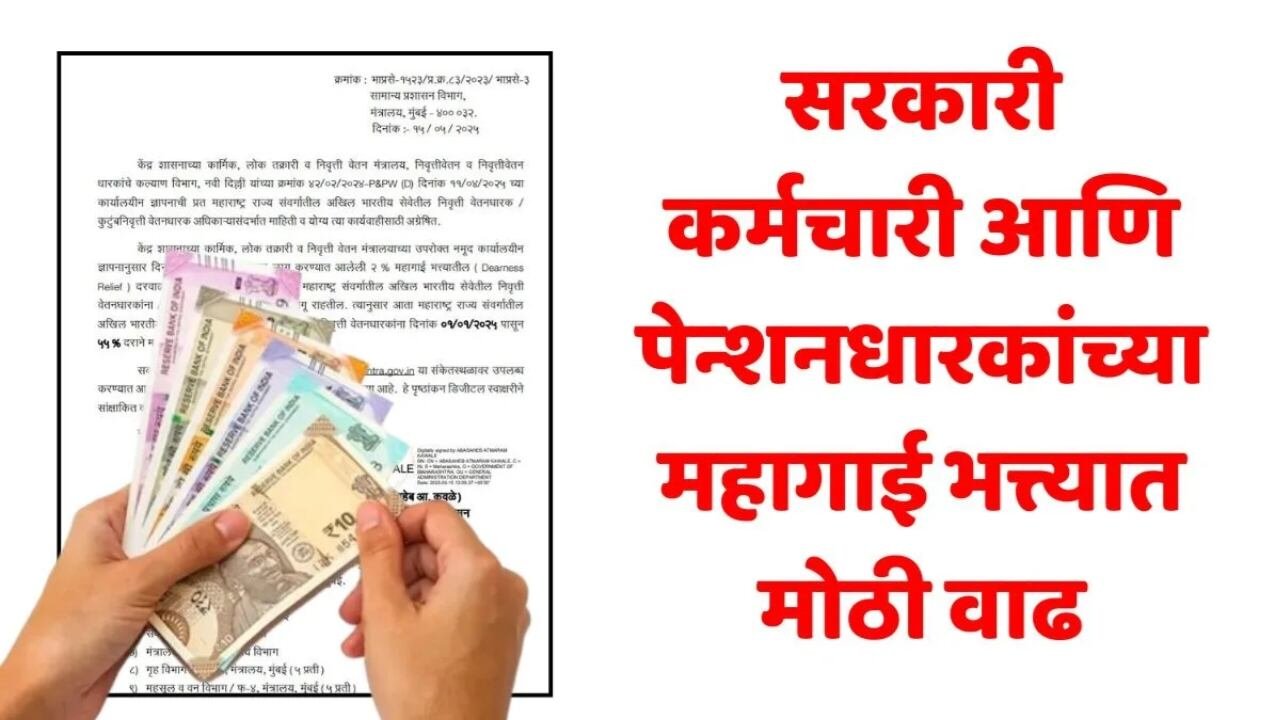 अखेर महागाई भत्ता (DA) वाढला! राज्य सरकारी कर्मचाऱ्यांना मोठा दिलासा; पहा किती वाढ लागू झाली! DA Hike Employees Update